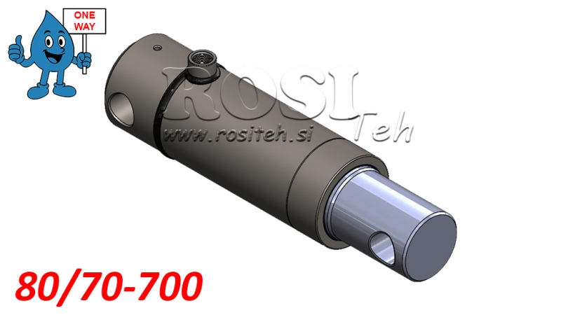 HYDRAULINEN SYLINTERI MONO 80/70-700