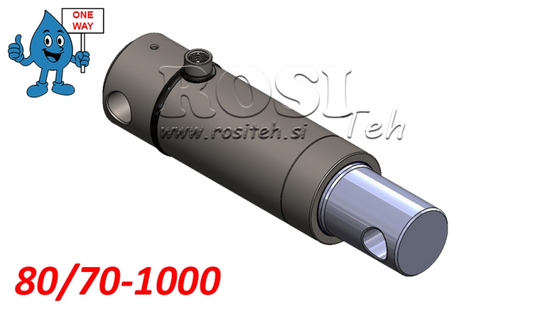 HYDRAULINEN SYLINTERI MONO 80/70-1000