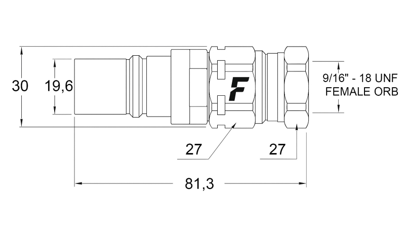 CUPLĂ RAPIDĂ BĂRBAT PENTRU MULTI-FASTER 3/8 PARTE MOBILĂ