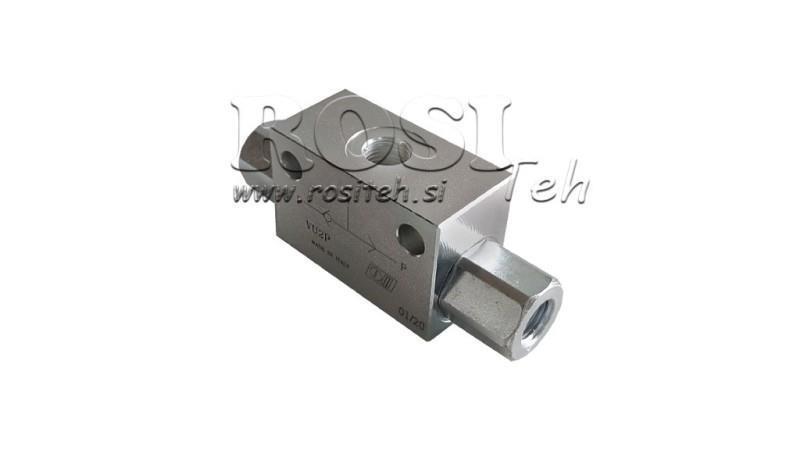 TRYCKOMKOPPLARE VENTIL 1/4 30 lit