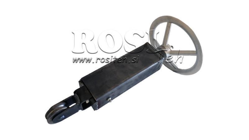 TENSIONER PENTRU CABLU CU ROATĂ PENTRU FRÂNĂ MANUALĂ TRAILER CU PULLEY