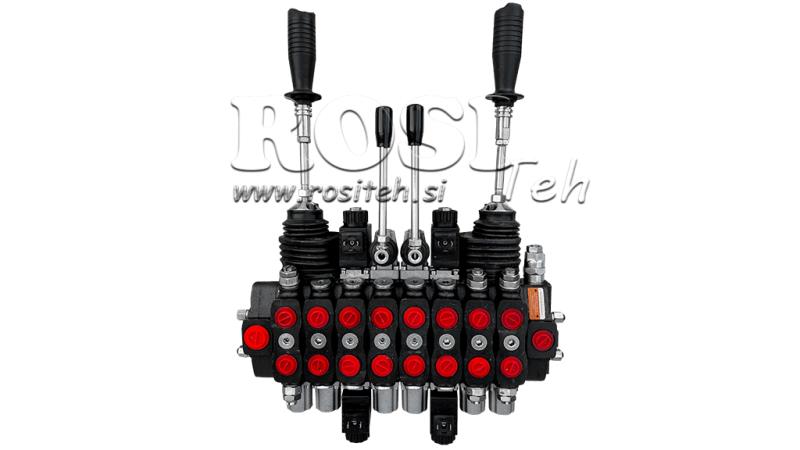 ХИДРАВЛИЧЕН ВЕНТИЛ HIAB 8xPC70 2x JOYSTICK - ЕЛЕКТРИЧЕСКО УПРАВЛЕНИЕ 12V