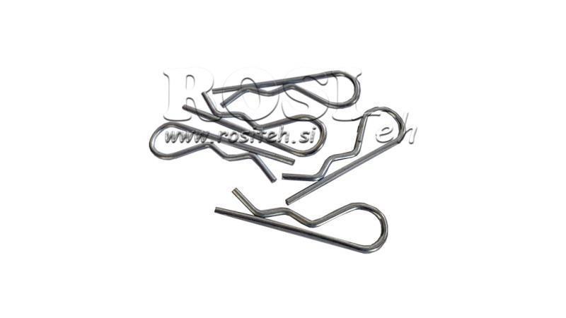 ПЪЛЕН КОМПЛЕКТ ЗАЩИТНИ ЩИПКИ единични fi 6.0 mm (5 бр.)