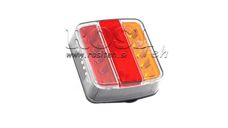 LED ЗАДНА СВЕТЛИНА ЗА ПРИЦЕП СЪС СЪБРАНИ 4 ФУНКЦИИ 12V