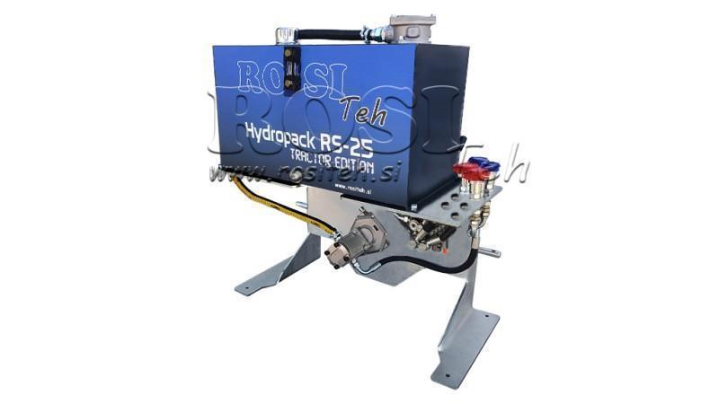 AGREGAT HIDRAULIC PENTRU TRACTOR CU O CAPACITATE DE 100lit DEBIT 53lit/min 2XP80