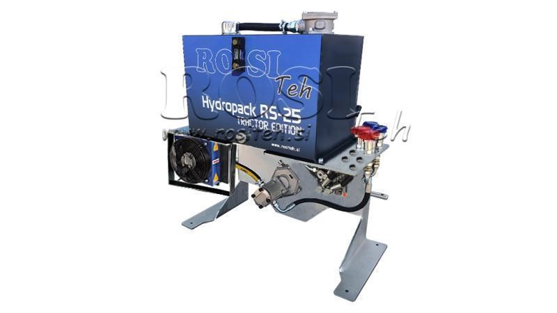 TRACTOR HIDRAULIC AGREGAT CAPACITATE 70lit DEFLUENT 53lit/min 2XP80 - CU RĂCITOR DE ULEI