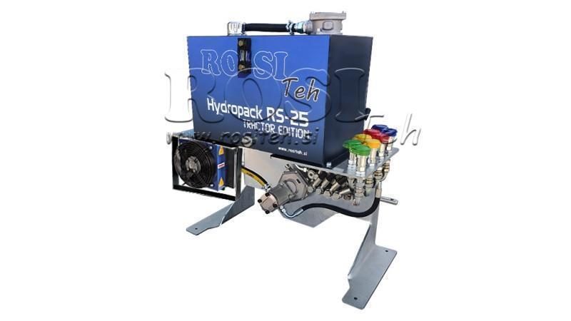 TRACTOR HIDRAULIC AGREGAT CAPACITATE 70lit DEFLUENT 53lit/min 4XP80 - CU RĂCITOR DE ULEI