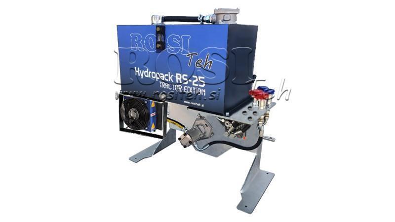 TRACTOR HIDRAULIC AGREGAT CAPACITATE 100lit DEFLUENT 53lit/min 2XP80 - CU RĂCITOR DE ULEI