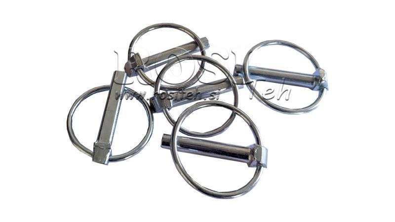 SET DE CLIPURI DE SIGURANȚĂ ROTUNDE fi 8.0 mm (5buc)