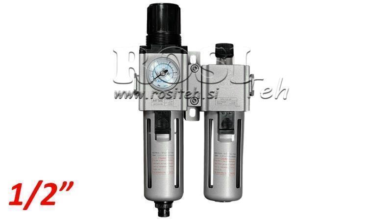 ПНЕВМАТИЧЕН ПОДГОТВИТЕЛЕН УНИТ 300 G1/2 40µ 0-10b