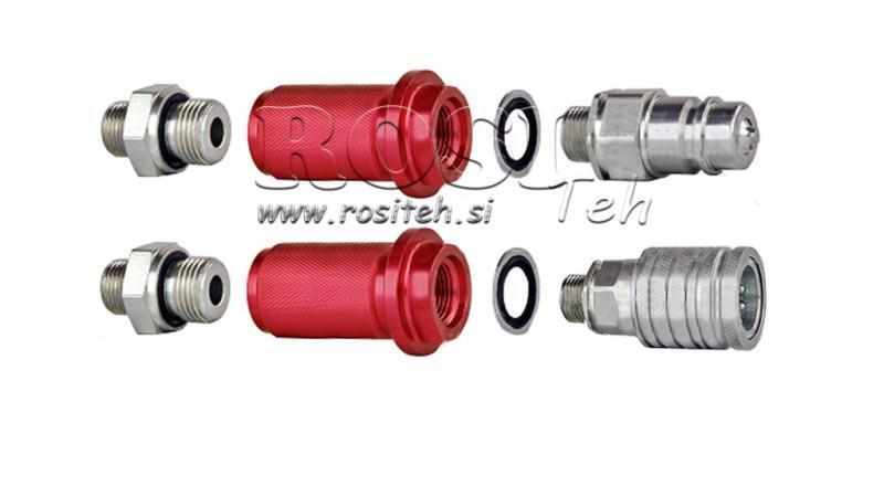 MÂNER PENTRU CUPLARE RAPIDĂ MARCAJ M22-1/2 ROȘU