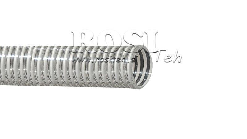 ȚEAVĂ DE SUCȚIE PVC CU SPIRALĂ 30mm - max. 7Bar
