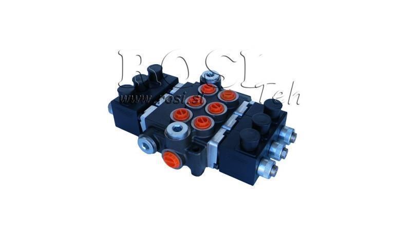 HYDRAULICKÝ VENTIL 3xZ50 12V DC