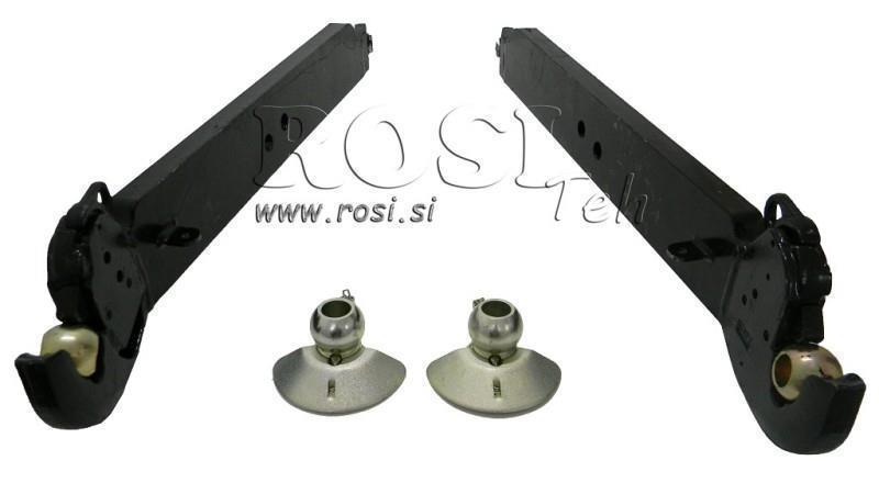 BRAȚE DE RIDICARE TRACTOR CU HIDRAULICĂ ÎN TREI PUNCTE CBM 120x35 mm - 950mm PÂNĂ LA 140CP