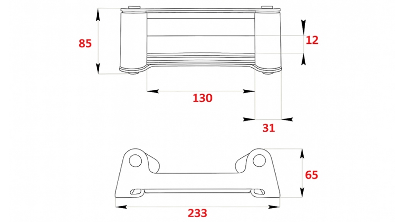 RULLENDE GUIDE FOR STÅL KABEL DWM 8000