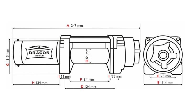 12 V ЕЛЕКТРИЧЕСКА ВИШКА DWH 3500 HD - 1588 кг - СИНТЕТИЧЕН ВЪЖЕ