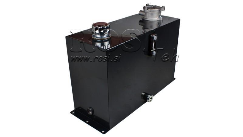 REZERVOR METALIC 45 LITRI CUB 400x250x635mm COMPLET CU ECHIPAMENT
