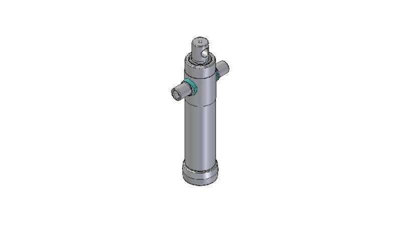 2022F -CILINDRU TELESCOPIC STANDARD/GĂURĂ 2 ETAPE CĂLĂTORIE 595 DIAMETRU 80