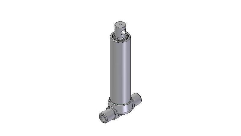2522F -CILINDRU TELESCOPIC INFERIOR – GAURĂ 2 ETAPE CĂLĂTORIE 595 DIAMETRU 80