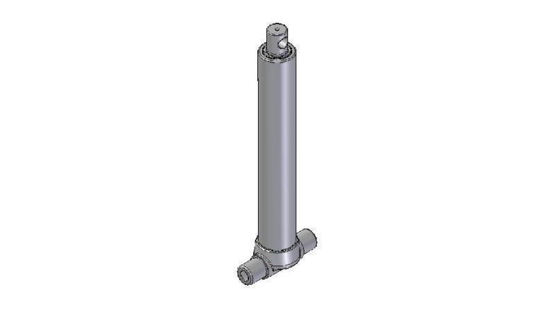 2525F -CILINDRU TELESCOPIC INFERIOR – GAURĂ 2 ETAPE CĂLĂTORIE 895 DIAMETRU 80