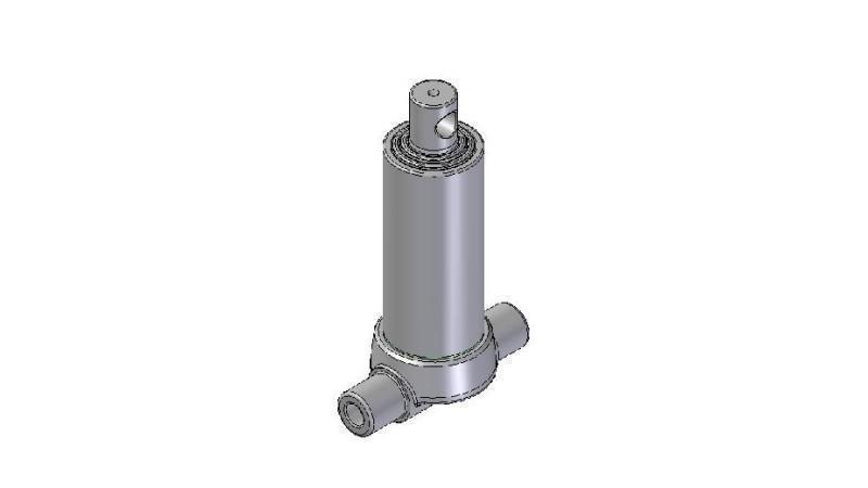 2531F -TELESCOPISK CYLINDER INFERIOR – HÅL 3 STEG RESA 500 DIAMETER 95