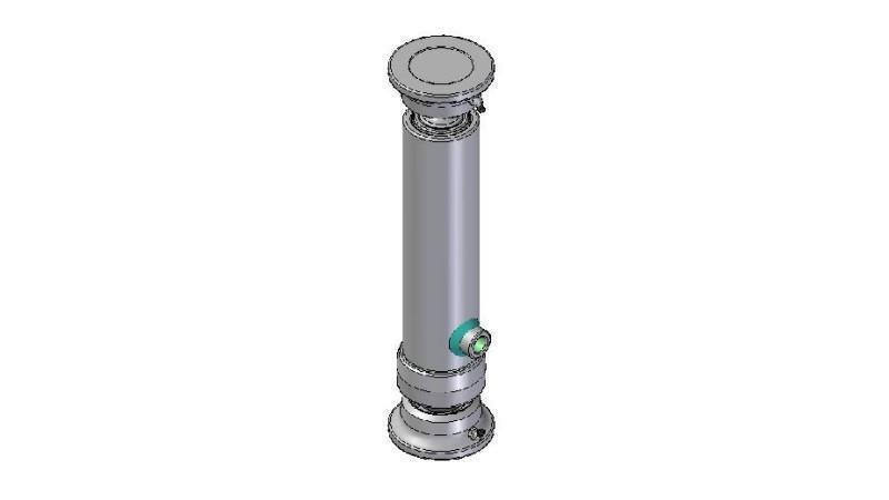 2722S -CILINDRU TELESCOPIC BILĂ – BILĂ 2 TREPTE CĂLĂTORIE 595 FI 80