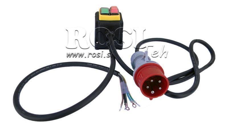 PRIZA CU CABLU ON/OFF 3 FAZE (5POL) 400V