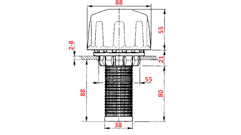 FILTRU HIDRAULIC PVC MARE