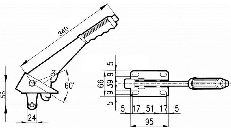 MANER PULL L340 CU PULLEY FI24mm