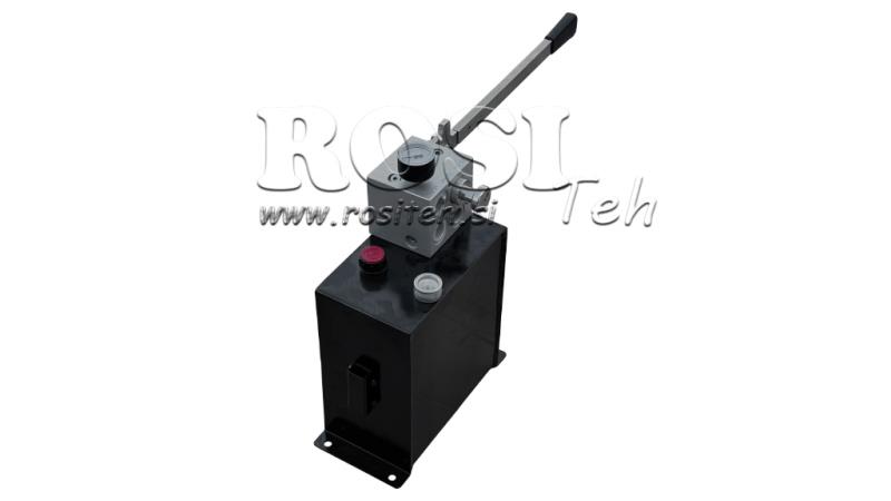 VALVĂ AUTOMATĂ HIDRAULICĂ RVBR PENTRU CILINDRU CU SPRINGĂ CU REZERVOR ȘI MÂNER DE URGENȚĂ