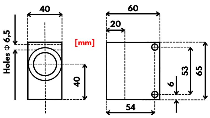 CARCASĂ PENTRU VANĂ HIDRAULICĂ 2-WAY REXROTH 1/2 70-LIT