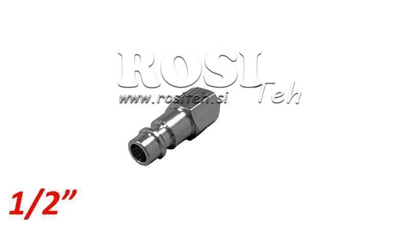 CONEXIUNE RAPIDĂ PNEUMATICĂ FEMELĂ CU FILET INTERIOR G012 - DN7.2
