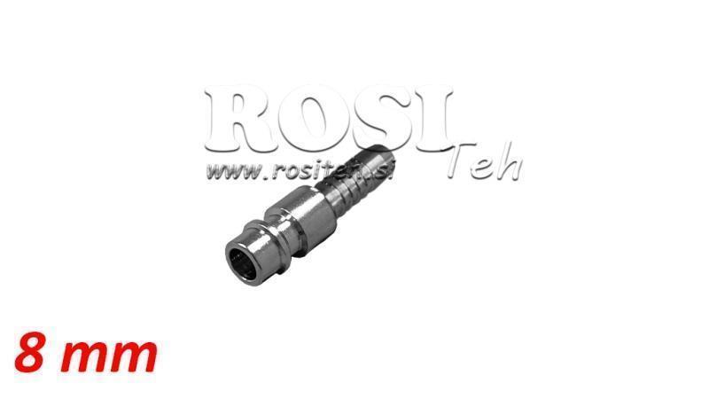 CUPLAJ PNEUMATIC RAPID MALE SPRUCE 8mm - DN7.2