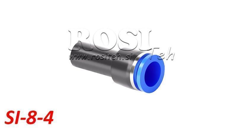 CONEXIUNE REDUCȚIE PNEUMATICĂ PLUG-IN TPA FĂRĂ FILET SI-8-4