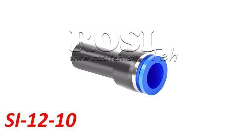 CONECTOR REDUCER PNEUMATIC TPA FĂRĂ FILET SI-12-10