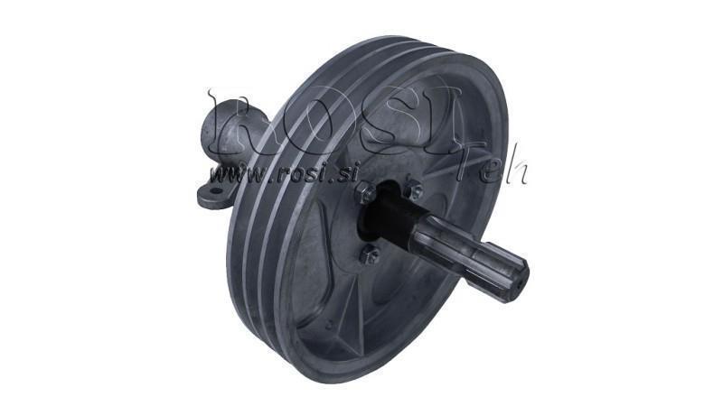 AXA CARDAN PENTRU FERONIERĂ CIRCULARĂ CU PULLEY 270mm