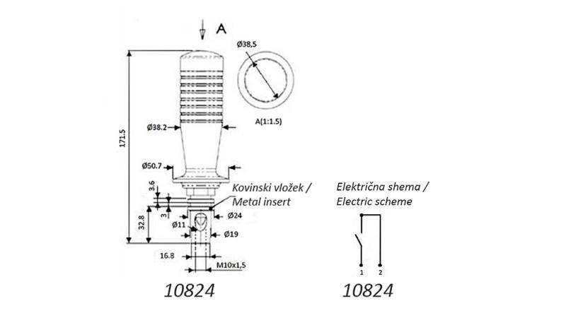 JOYSTICK DE CONTROL LA DISTANȚĂ - 1 BUTON
