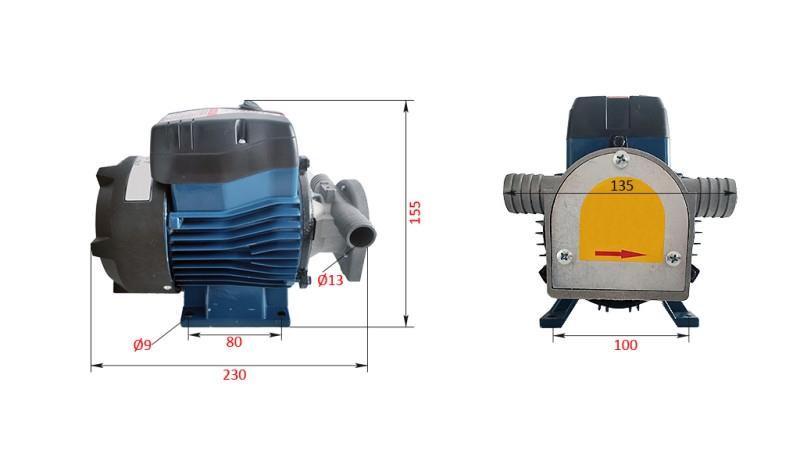 ЕЛЕКТРИЧЕСКА ПОМПА 230V AC -3/4- 25 литра/мин (1500 л/ч)