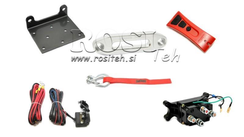 12 V ЕЛЕКТРИЧЕСКА ВИШКА DWH 3500 HD - 1588 кг - СИНТЕТИЧЕН ВЪЖЕ