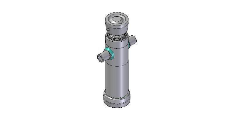 3021S -TELESCOPISK CYLINDER STANDARD/BOLL 2 STEG SLAG 495 DIAMETER 95