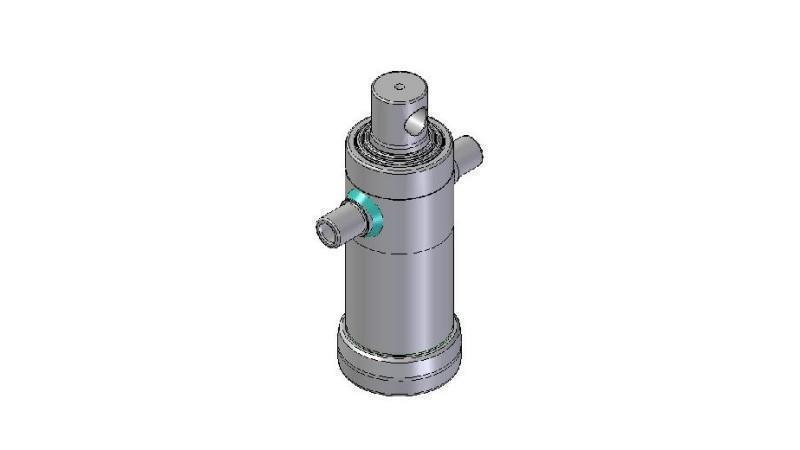 3031F -CILINDRU TELESCOPIC STANDARD/HOLE 3 ETAPE CURSĂ 593 DIAMETRU 112