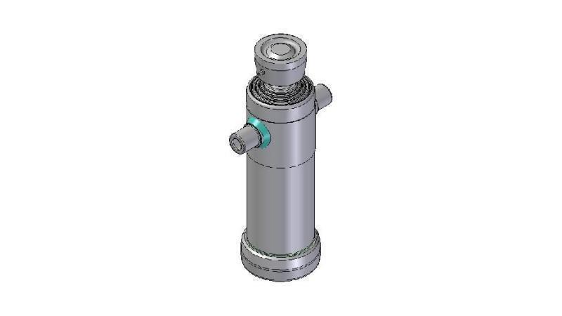 3045S -TELESCOPICKÝ CYLINDR STANDARD/BALL 4 STUPNĚ ZDVIH 1190 PRŮMĚR 124