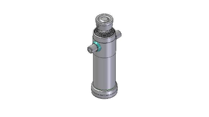 3046S -TELESCOPICKÝ CYLINDR STANDARD/BALL 4 STUPNĚ ZDVIH 1290 PRŮMĚR 124