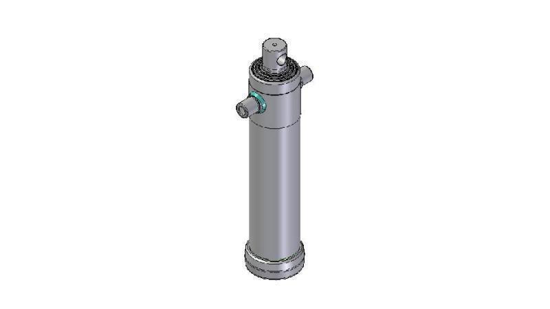3049F -TELESCOPICKÝ CYLINDR STANDARD/DÍRA 4 STUPNĚ CESTA 1990 PRŮMĚR 124