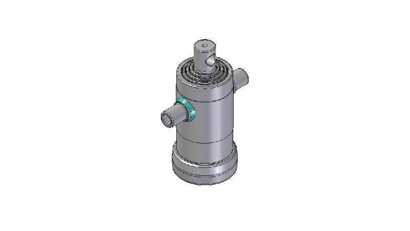 3061F -CILINDRU TELESCOPIC STANDARD/HOLE 4 ETAPE CURSĂ 590 DIAMETRU 112