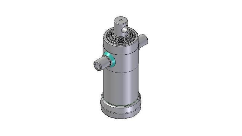 3063F -CILINDRU TELESCOPIC STANDARD/GAURĂ 4 ETAPE CURSĂ 790 FI 112