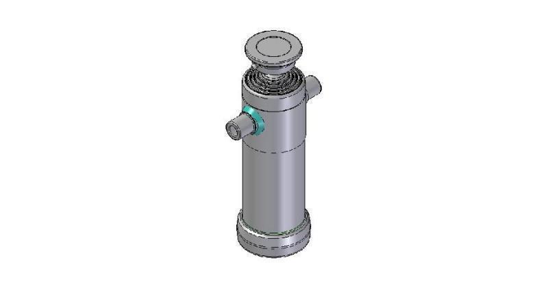 3095S -CILINDRU TELESCOPIC STANDARD/BOL 5 ETAPE CURSĂ 2140 DIAMETRU 124