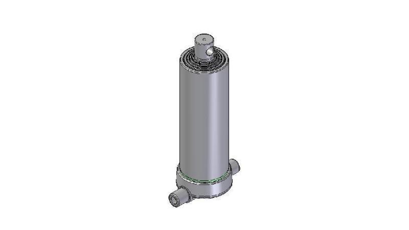 3554F -CILINDRU TELESCOPIC INFERIOR – GAURĂ 5 TREPTE CURSĂ 1880 FI 152
