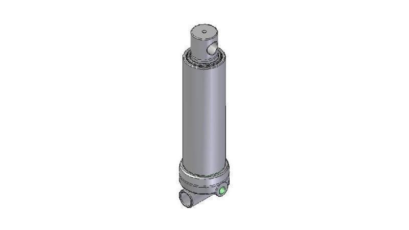 3621F -CILINDRU TELESCOPIC GĂURIT - GĂURIT 2 TREPTE CĂLĂTORIE 495 FI 95