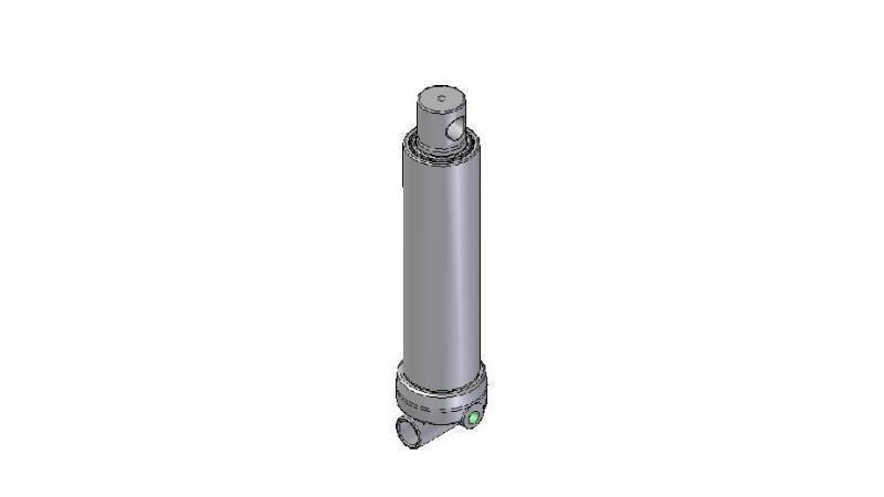 2622F -CILINDRU TELESCOPIC GĂURIT - GĂURIT 2 TREPTE CĂLĂTORIE 595 FI 80